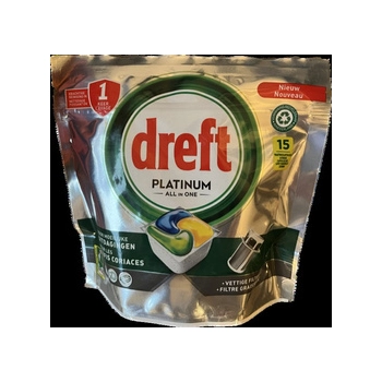 Dreft Platinum Kapsułki do Zmywarki 15 szt.