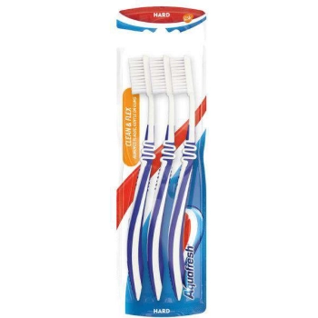 Aquafresh Clean Flex Hard Szczoteczka do Zębów 3 szt.