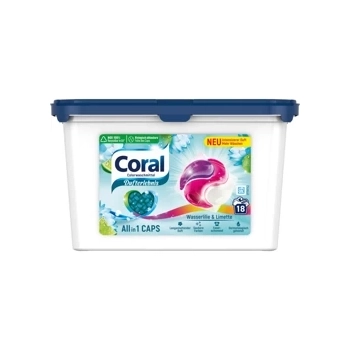 Coral Color Wasserlilie & Limette Kapsułki do Prania 18 szt. DE