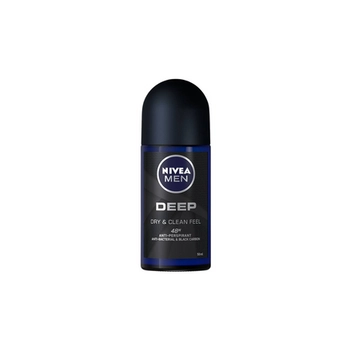 Nivea Men Deep Dry&Clean Feel Anti-Perspirant Roll-On 50 ml