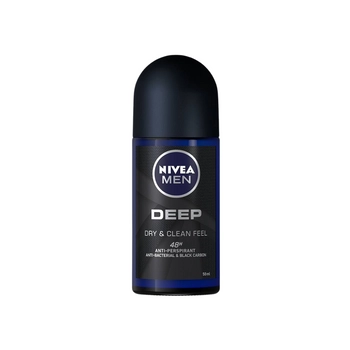 Nivea Men Deep Dry&Clean Feel Anti-Perspirant Roll-On 50 ml