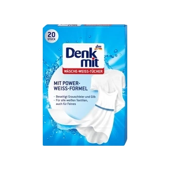 Denkmit Wybielające Chusteczki do Prania 20 szt.