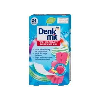 Denkmit 3in1 Chusteczki Wyłapujące Kolor i Brud 24 szt.