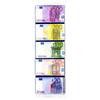 MaitreTruffout Banknoty EURO Czekolada Mleczna 5x15g
