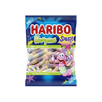 Haribo Raupies Sauer Żelki 160 g
