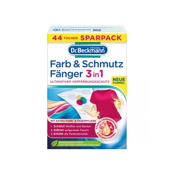 Dr. Beckmann 3 in 1 Chusteczki Wyłapujące Kolor 44 szt.