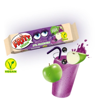 Fritt Vegan Apfel&Johannisbeere Rozpuszczalna Guma do Żucia 56 g