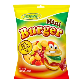 Woogie Mini Burger Żelki 250 g