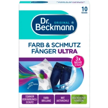 Dr.Beckmann Chusteczki Wyłapujące Kolor i Brud Ultra 10 szt.