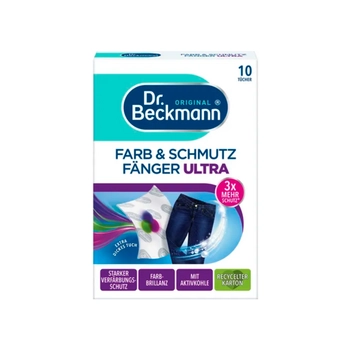 Dr.Beckmann Chusteczki Wyłapujące Kolor i Brud Ultra 10 szt.