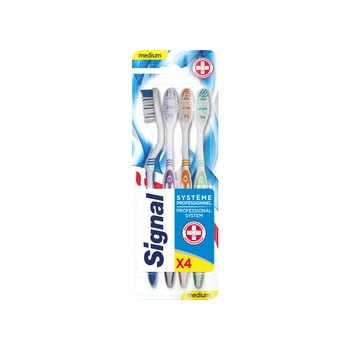 Signal Professional System Medium Szczoteczka do Zębów 4 szt.