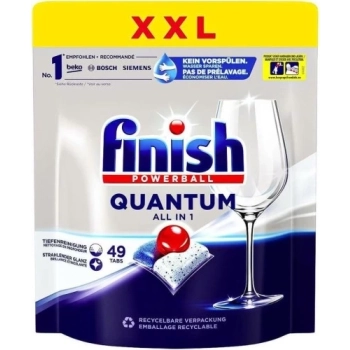 Finish Powerball Quantum all in1 Kapsułki do Zmywarki 49 szt.