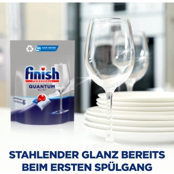 Finish Powerball Quantum all in1 Kapsułki do Zmywarki 49 szt.