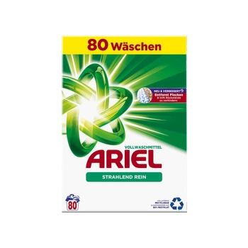 Ariel Strahlend Rein Universalny Proszek do Prania 80 prań DE