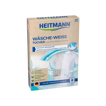 Heitmann Wäsche Weiß Chusteczki Wybielające 20 Szt.