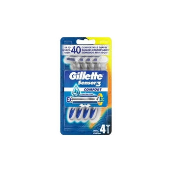 Gillette Sensor 3 Comfort Maszynka Jednorazowa 4 szt.