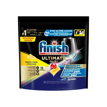 Finish Ultimate Infinity Citron Tabletki do Zmywarki 15 szt.