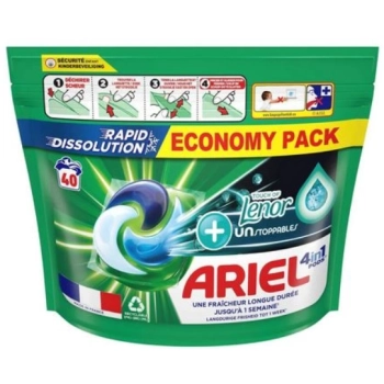 Ariel + Lenor Unstoppables All-in-1 Kapsułki do Prania 40 szt.