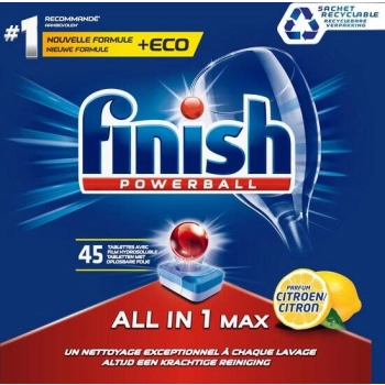 Finish Powerball All in1 Max Citrus Kapsułki do Zmywarki 45 szt.