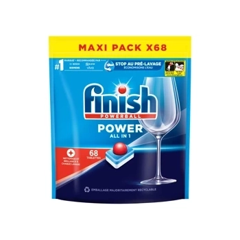 Finish Powerball Power All in 1 Tabletki do Zmywarki 68 szt.
