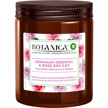 Air Wick Botanica Oosterse Geranium & Rose Świeca Zapachowa 120 g