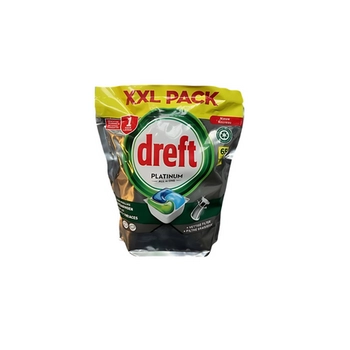 Dreft Platinum All in One Kapsułki do Zmywarki 65 szt.