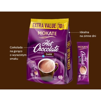 Mokate Dark Czekolada do Picia 10 saszetek