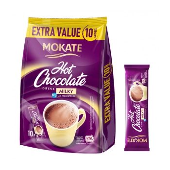 Mokate Milky + Mg Czekolada do Picia 10 saszetek