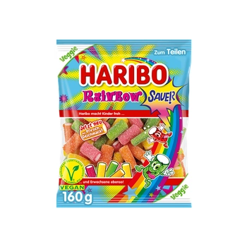 Haribo Rainbow Sauer Żelki 160 g