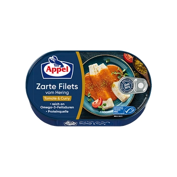 Appel MSC Filety Śledziowe Pomidor & Curry 200 g