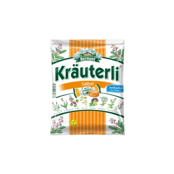Bermont Kräuterli Salbei Cukierki bez Cukru 125 g