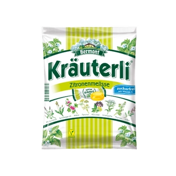 Bermont Kräuterli Zitronenmelisse Cukierki bez Cukru 125 g