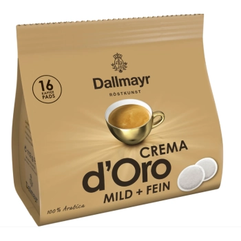 Dallmayr Crema d'Oro Mild & Fein Kawa w Padach 16 +2 szt.
