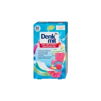 Denkmit 3in1 Chusteczki Wyłapujące Kolor i Brud 50 szt.