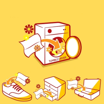 Lenor Summer Breeze Chusteczki Zapachowe do Suszarek 34 szt.