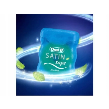 Oral-B Satin Tape Mint Woskowana Nić Dentystyczna 25 m