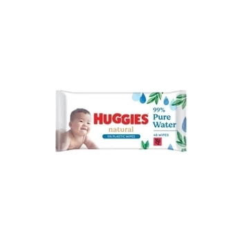 Huggies Natural 0% Chusteczki Nawilżone 48 szt.