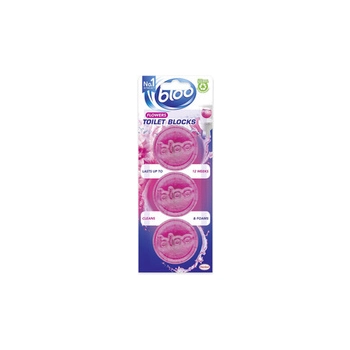 Bloo Pink Water Kostki Toaletowe Różowa Woda 3 x 38g