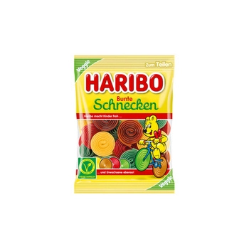 Haribo Bunte Schnecken Vege Żelki 160 g
