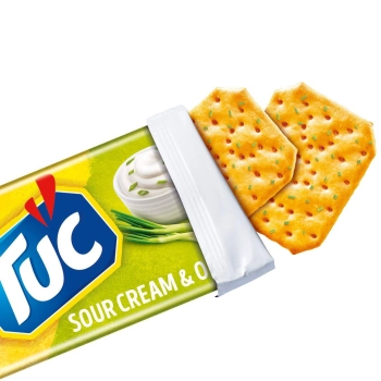 Tuc Sour Cream & Onion Krakersy Śmietana i Cebula 100 g