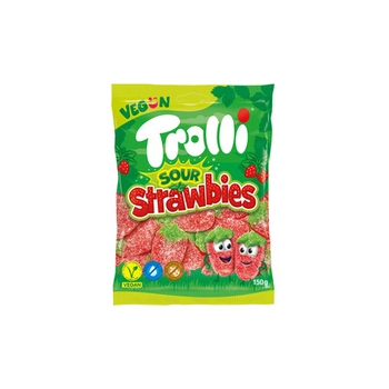 Trolli Sour Strawbies Żelki 150 g