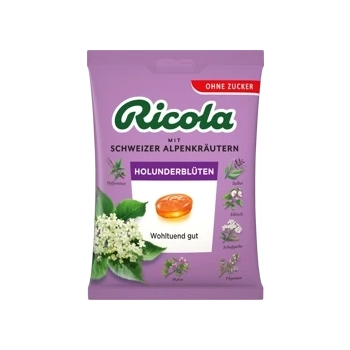 Ricola Holunderblüte Cukierki bez Cukru 75 g