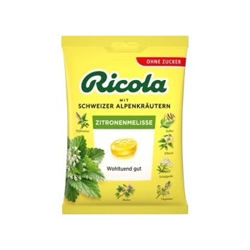 Ricola Alpenkräuter Zitronenmelisse Cukierki bez Cukru 75 g