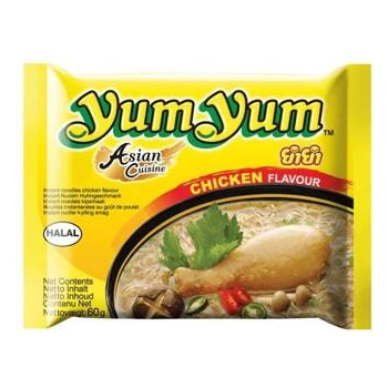 Yum Yum Zupa Instant o Smaku Kurczaka z Makaronem 60 g
