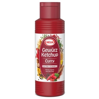 Hela Gewürz Ketchup Curry Extra Scharf 300 ml