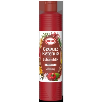 Hela Gewürz Ketchup Schaschlik Pikant 800 ml