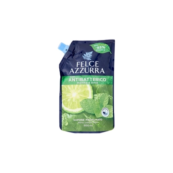 Felce Azzurra Antibacterial Mint and Lime Mydło w Płynie Uzupełniacz 500 ml