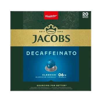 Jacobs Decaffeinato Lungo 6 Kapsułki Kawy Bezkofeinowej 20 szt.