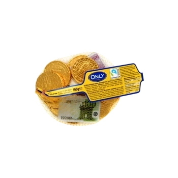Only Banknoty i Złote Monety z Czekolady Mlecznej 100g100g