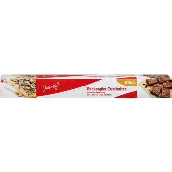 Jeden Tag Backpapier Papier do Pieczenia w Arkuszach 30 szt.